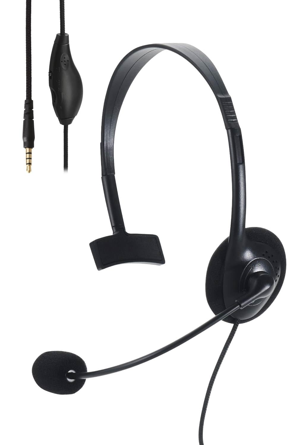 

Elecom Проводной регулятор громкости AI PC Черная гарнитура, 4-контактный, Накладной, Односторонний, Легкий, Компактный, Ветрозащита, В комплекте, [Частичный чёрный