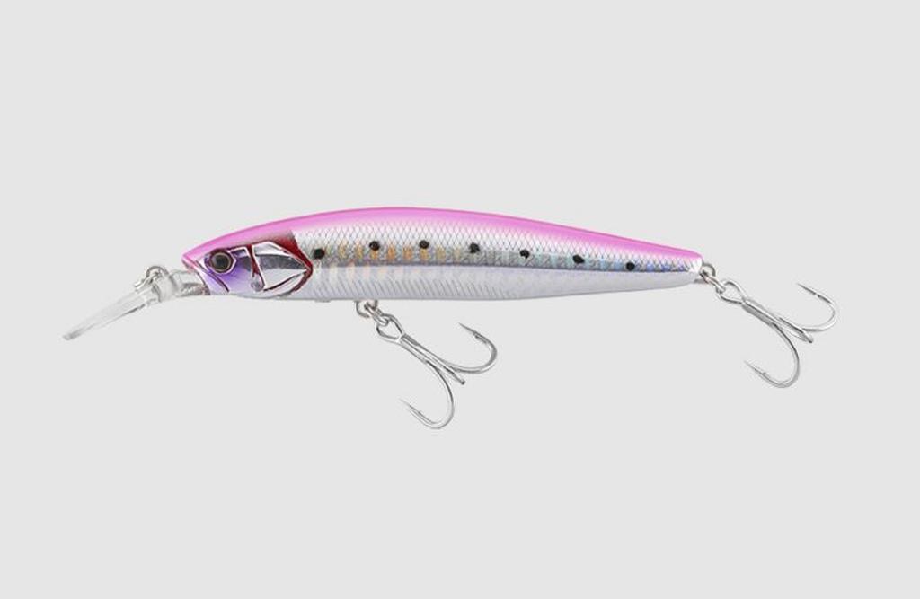 Jackall Big Backer Wangan Minnow 98S-LB Sinking Lure Pink Back Iwash (2531)