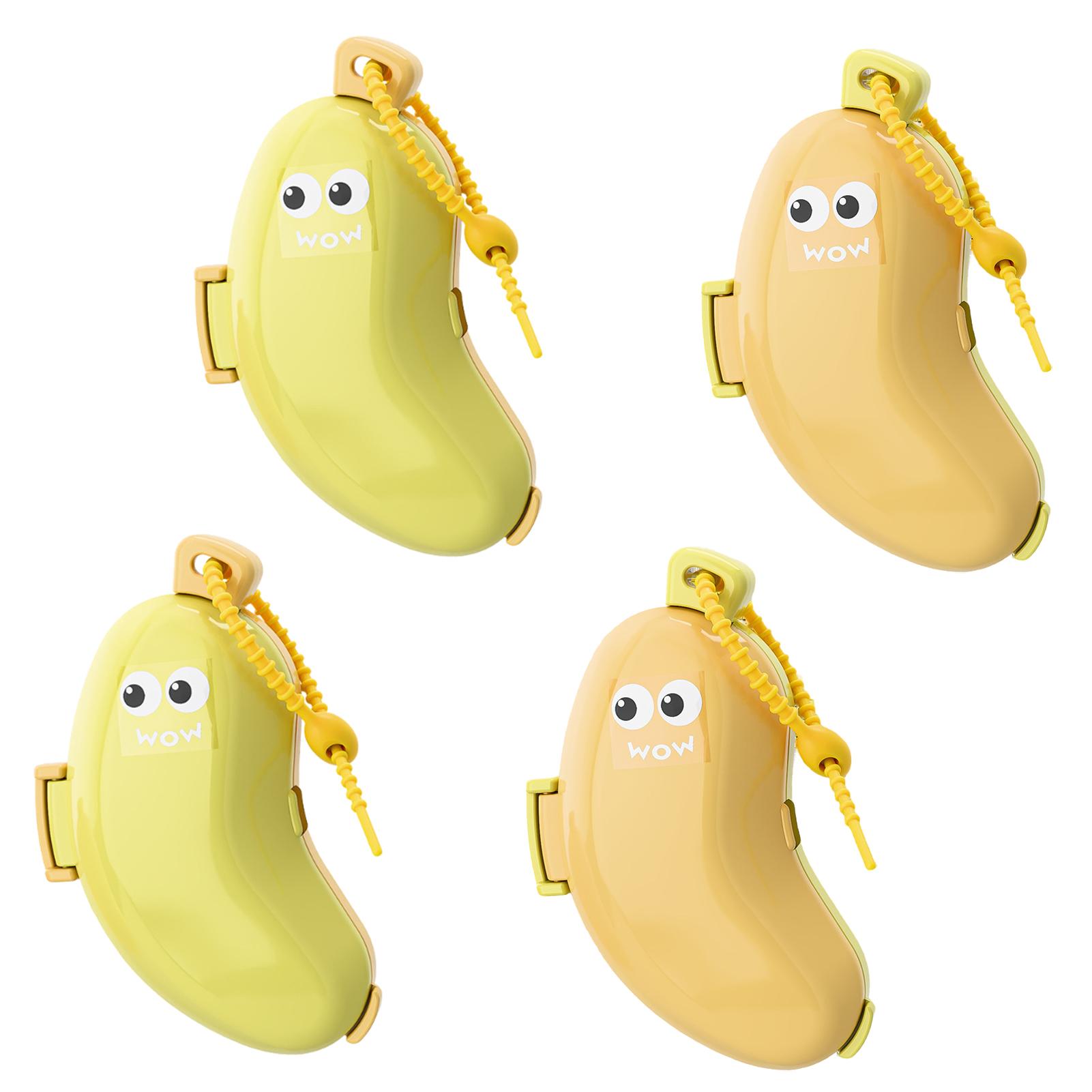 Banana Toothbrush Protective Cap with Toothpaste Storage Box - Compact And Convenient - Essential Toothbrush Cover For Travel