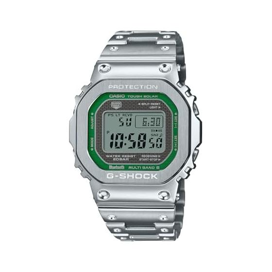 

[Casio] Годинник G-Shock [Оригінальний вітчизняний продукт] Повністю металевий Bluetooth оснащений сонячною радіостанцією GMW-B5000D-3JF Чоловічий сріблястий