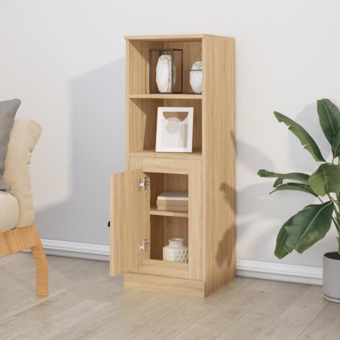 VidaXL Highboard Sonoma Oak 36x35.5x103.5 Cm Engineered Wood 816323