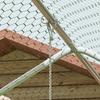 Chicken Coop, Free-range Enclosure for Chickens, with UV-resistant Tarpaulin, Steel Mesh, Automatic Feeder, for 24-30 Chickens