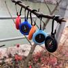 1/5 Pezzi Bussola Bushcraft con Moschettone Bussola per la Vita Bussola Tascabile in Silicone da Campeggio per Attività all'Aperto