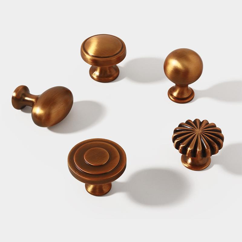 Aluminum Alloy Furniture Knobs Rustproof Waterproof Surface Classic Design for Cabinet Drawer Dresser Bathroom Kitchen Furniture