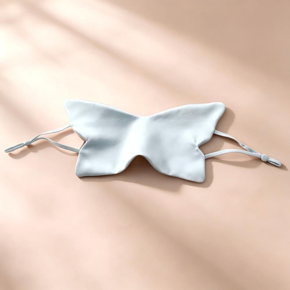 Double Sided Light Blocking Eye Cover Portable Butterfly Print Eye Mask Sleep Eye Mask Home Naps
