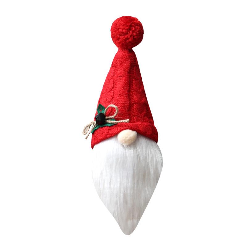 Rudolph Wine Bottle Gnome Set - Christmas Red Wine Cover Decorations