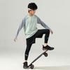 Moonkids Boys' Quick-Dry Long-Sleeve Sports T-Shirt