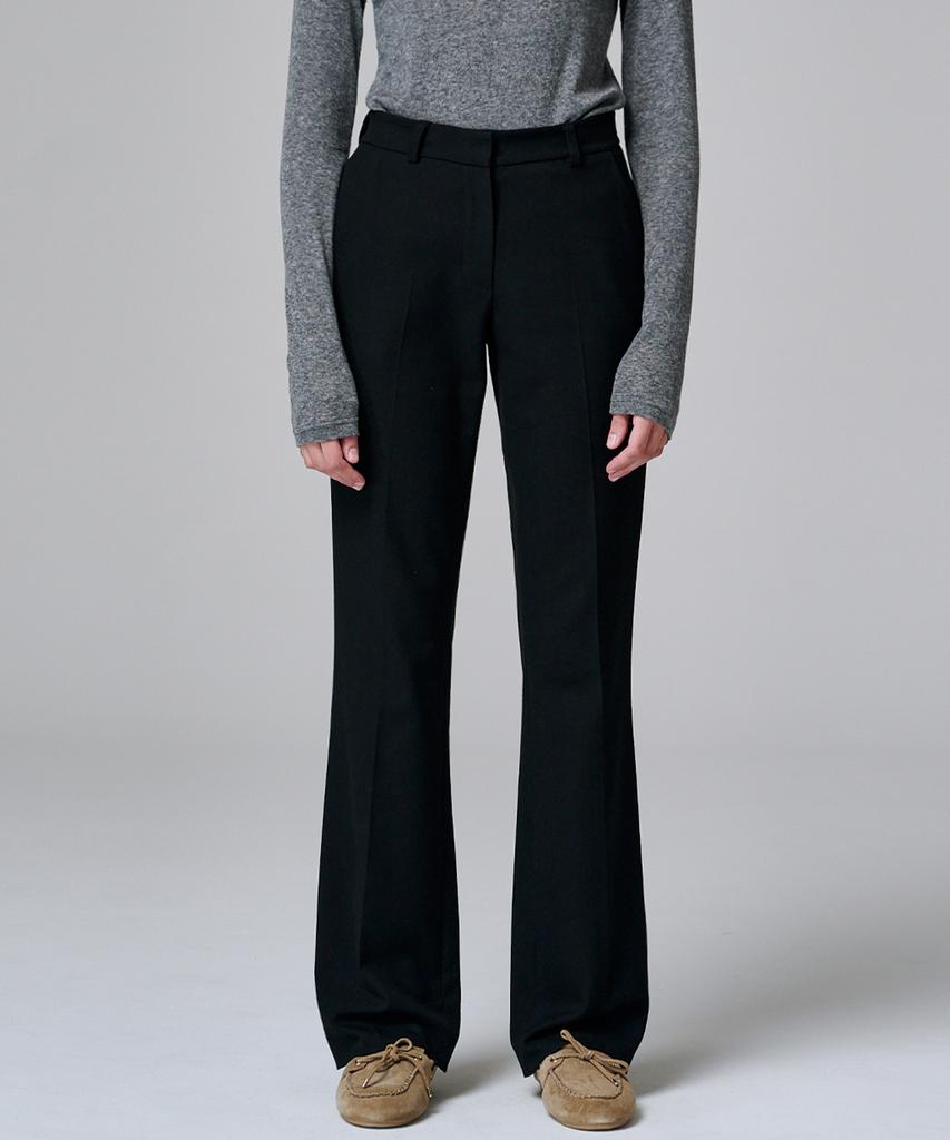 Marop 2131 Stretch Slim Bootcut Pants (Black)