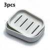 1Pcs Portable Soap Dishes Double-layer Plastic Soap Box Household Bathroom Drain Soap Tray Bathroom Soap Box With Cover