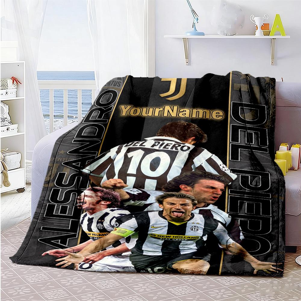 Juventus Personalized Text Blanket Gift Personalized Blanket Warmthful Decor Versatile for Living Room Home Decor Sofa Bedding for All Occasions