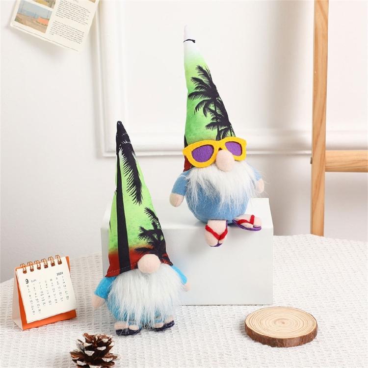 Hawaii Gnome Doll for Farmhouses Tiered Tray Decors Shelf Tomtes Swedish Nisse