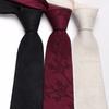 Rael Polyester Business Suit And Tie, Jacquard Red Series 7Cm Tie Tie