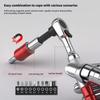 Tragbares 14-teiliges Fahrrad-Wartungswerkzeug Multifunktionales Reparaturset Ratsche Griffschlüssel Reifenheber Enthalten