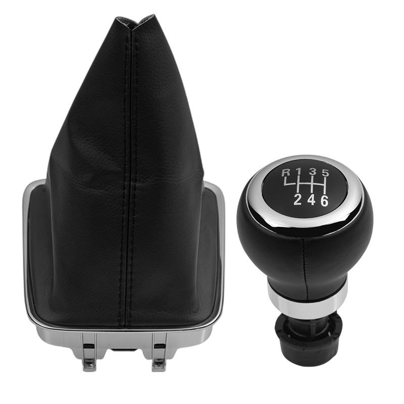 5/6-Gang Auto Schaltknauf Manschette Stiefelabdeckung Kragen Für VW Volkswagen Tiguan 5N 2007 2008 2009 2010 2011