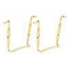 3PCS Gold Color Violin Chin Rest Clamp Metal Violin Replacement Parts  Violin Replacement