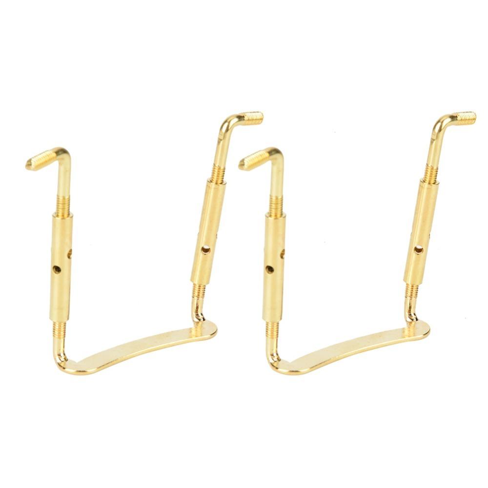 3PCS Gold Color Violin Chin Rest Clamp Metal Violin Replacement Parts  Violin Replacement