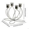 Decorative Iron Candelabra for Office And Bathroom with Pillar Candle Holder