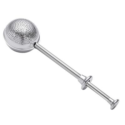 Tea Ball Infusers Long-Handle Tea Strainer Stainless Steel for Loose Leaf Tea Spices and Seasonings In Office or Travelling,