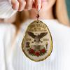 250 gadi Amerikas Savienotajām Valstīm Amulets ar austeri Patriotisks ASV 250. gadadienas piekārināms austeru čaula