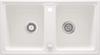 Granite Double Bowl Sink Alabaster Steel Zqz A203