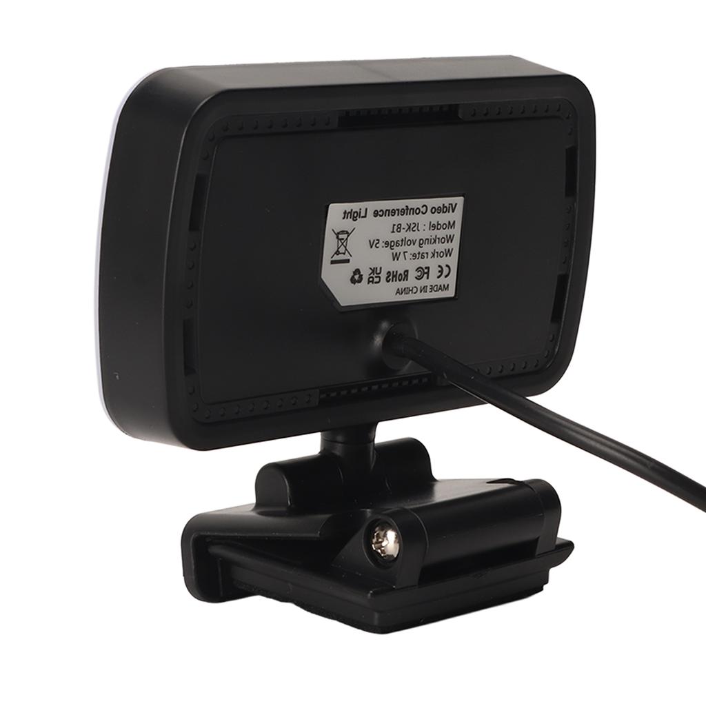 Webcam Light USB 3 Light Colors 10 Dimming Modes Flexible Rotatable Mini Video Light for Laptop Meet