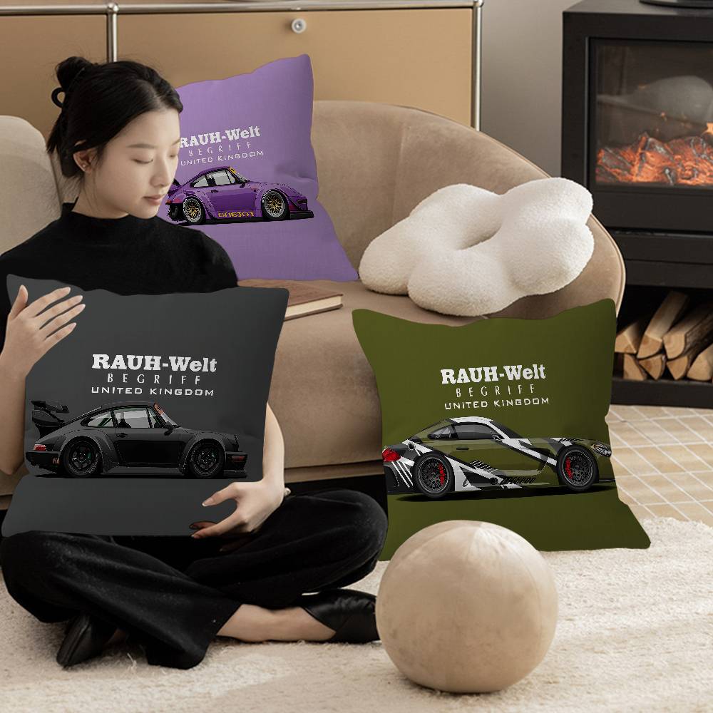 Japonský Sportovní Vůz Jdm Malovaný Dekorativní Pokojová Estetika Povlak na Polštář Domácí Dekorace Ložnice Pohovka Postel Pohovka Polštář Kryt 45x45
