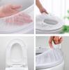 Disposable Toilet Seat Cover Waterproof Non-woven Travel Hotel Bathroom Protective Mat Single Packaging Seat Cushion Accessories