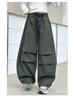 Girls' Casual Loose Cargo Pants - Spring/Autumn Fashionable Trousers for Big Girls