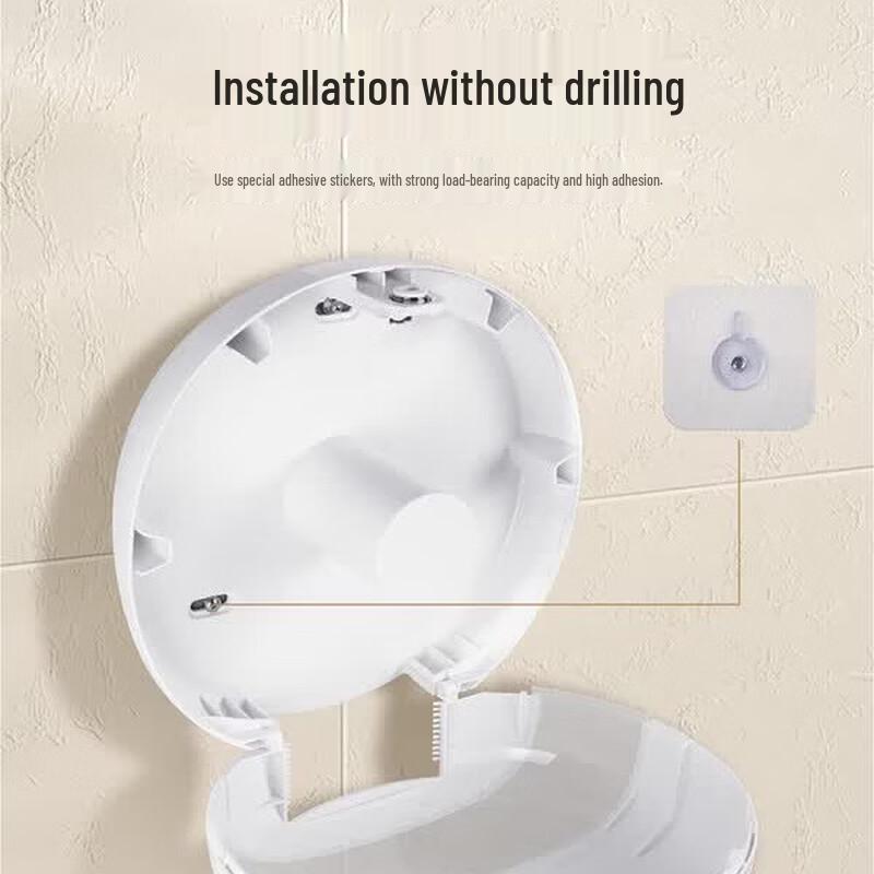 SVAVO ZM-065 Wall-Mounted Punch-Free Tissue and Hand Towel Dispenser