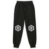 KAN6312 Klpb0026 Khan Circle Jogger Pants Black