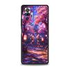 Japanese Style Temple And Cherry Blossoms Phone Case for Redmi 14C 13C Note 14 13 12 11 10 Pro Plus K40 K50 Pro Plus 5G Soft TPU