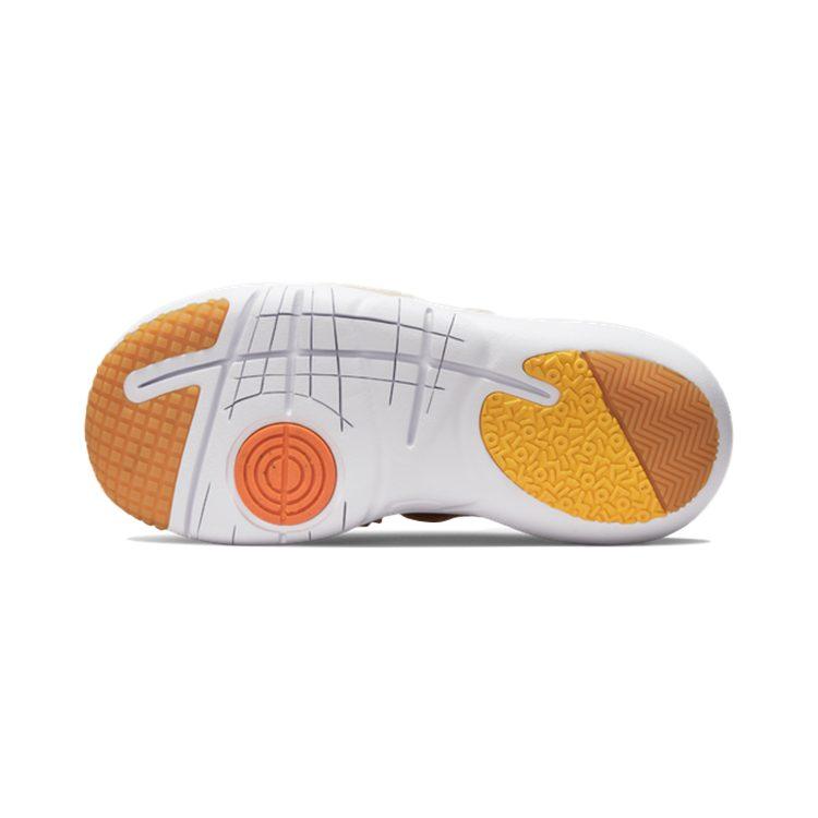 Nike Flex Advance Fabric Slip Resistant Abrasion Resistant Low Top Kids' Running Shoes White Brown DQ5083-181