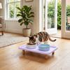 Raised Pet Feeder Stand Non Slip Base   Edges Prevent Vomiting Reduce Neck Strain Pet Food Stand For Cats Small Dogs