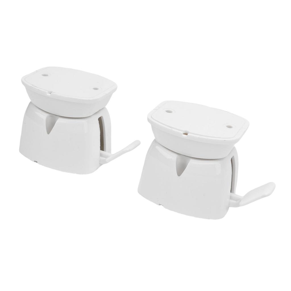 RV Door Catch Prevents Door Shake White Sturdy Stopper for Motorhome Travel Trailers 5th Wheel Trailers