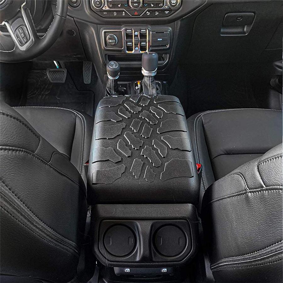 For 2018-2020 Jeep Wrangler JL Gladiator JT Center Console Lid Armrest Cover Pad