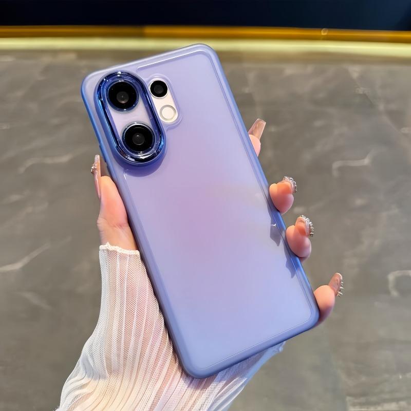 For Vivo X200 FE Case Fashion New Style TPU Soft Silicone Transparent Phone Back Cover Equipped With Camera Protection Shell