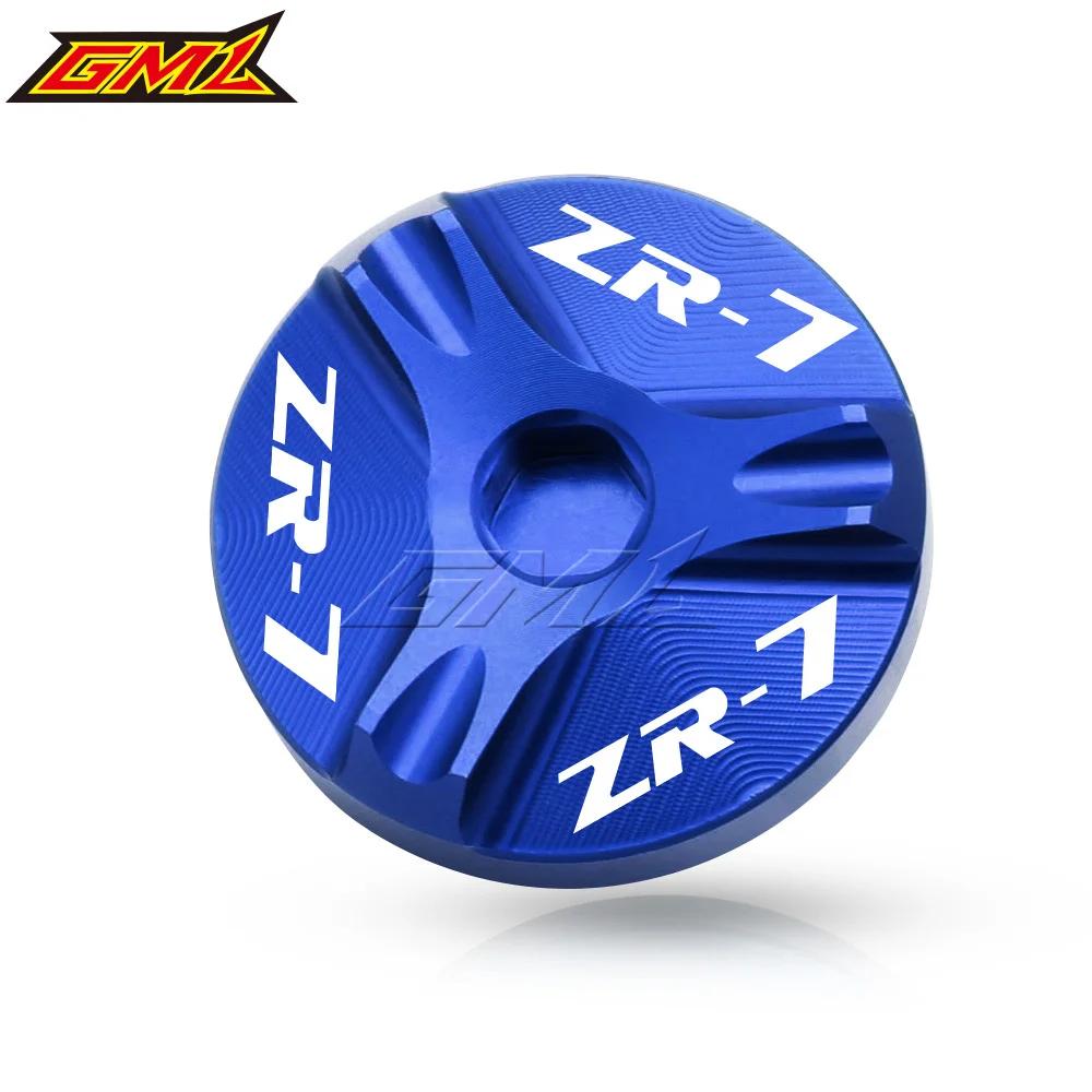 Motocicletă CNC Aluminiu Șurub Drenaj Ulei Motor Piuliță Carter Capac Cupă Capac Umplere Ulei Pentru Kawasaki ZR7 ZR-7 1999-2001 ZR-7S 2001-2006