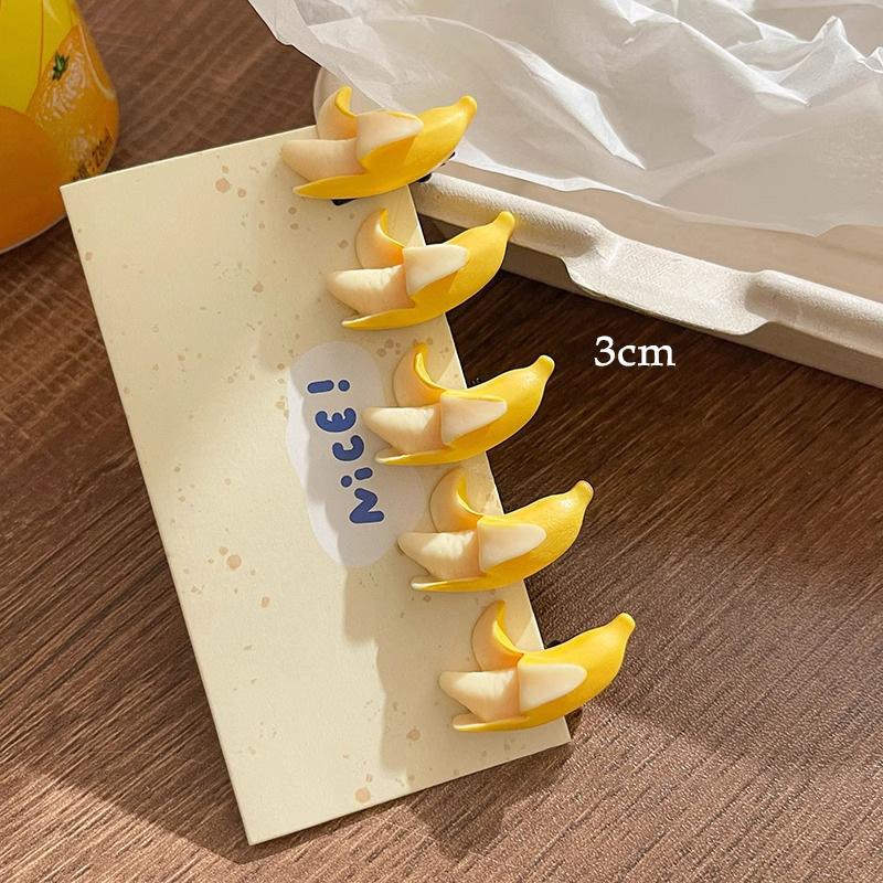 

5Pcs Cute Rice Shaped Hairpin for Girl Kawaii Simulation Food Hair Clip Creative Side Bangs Clip Japanese Headwear Hair Accessory