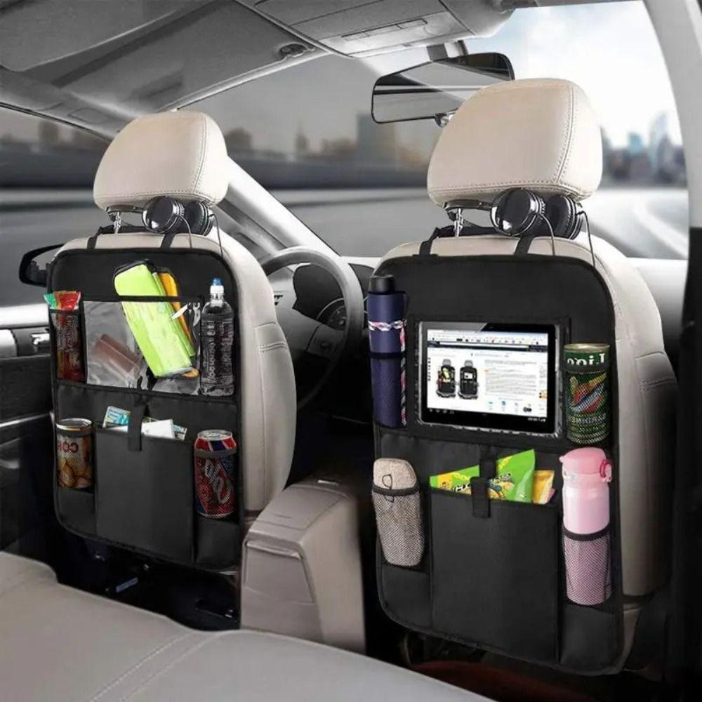 Car Accessories Car Backseat Organizer Cover Car Seat Back Protectors Sundries Storage Holder