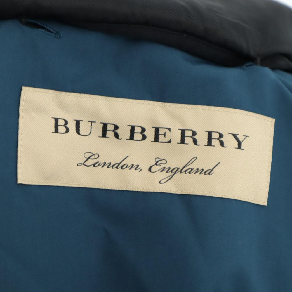 BURBERRY With liner Stainless collar coat 46 Navy Men's Used