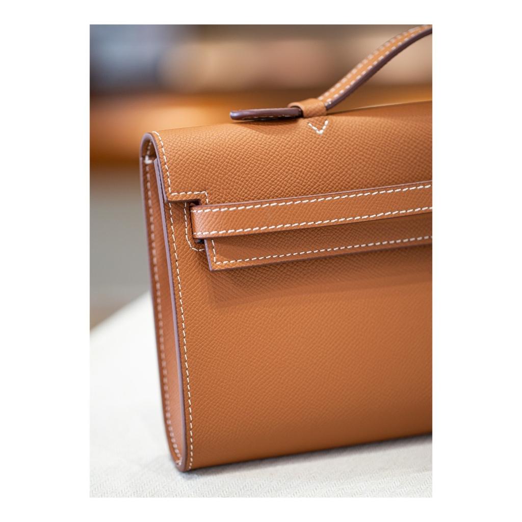 Kazilan Kelli Cut Imported Shafi Thread Kelly Bag High-end Versatile One-shoulder Crossbody Handbag