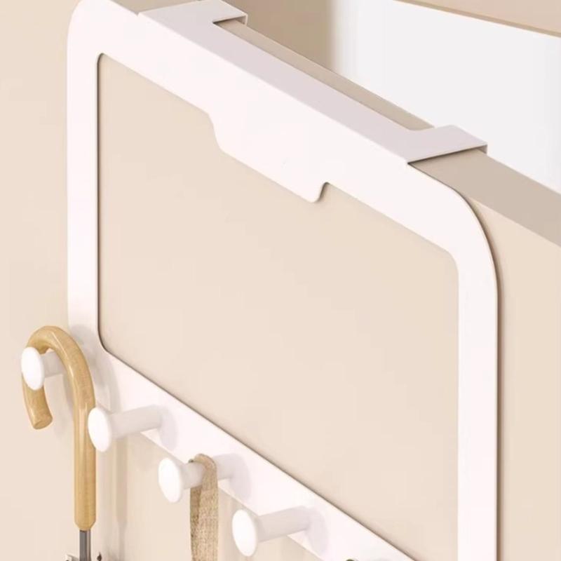 Simple Creative Door Hanger No Trace Adhesive Hooks Sturdy Over Door Hanger for Clothes Towels and Accessories