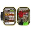 1 Pc Portable Fishing Baits Case Waterproof Dual-Layer Fly Fishing Bait Storage Box