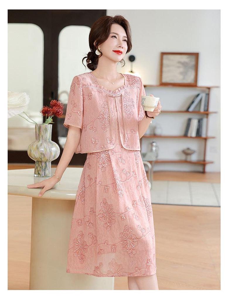 Summer 2026 High-End Two-Piece Dress for Women: Elegant, Mid-Aged Style