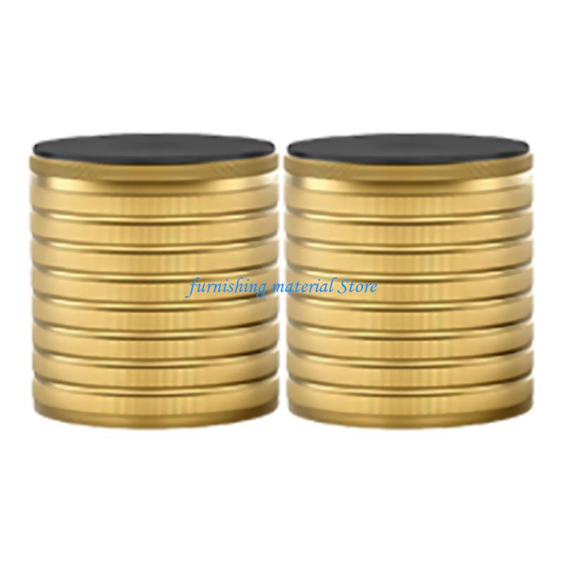 Y5GD Pack of 2 Furniture Pad Adjustable 3.3cm to 75MM Not Slip Furniture Levelers set