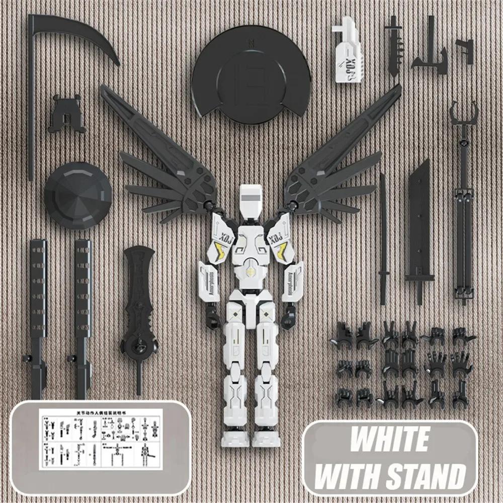 Mecha Titan 13 Actionfiguren T13 Figur Mehrfach beweglich Lucky 13 Actionfigur Dummy Computer Desktop Dekoration