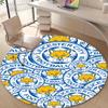 Personalized Leicester City FC Round Chair Office Rug - Perfect for Mat, Office Chair & More - Ideal Gift for Birthdays and Holidays