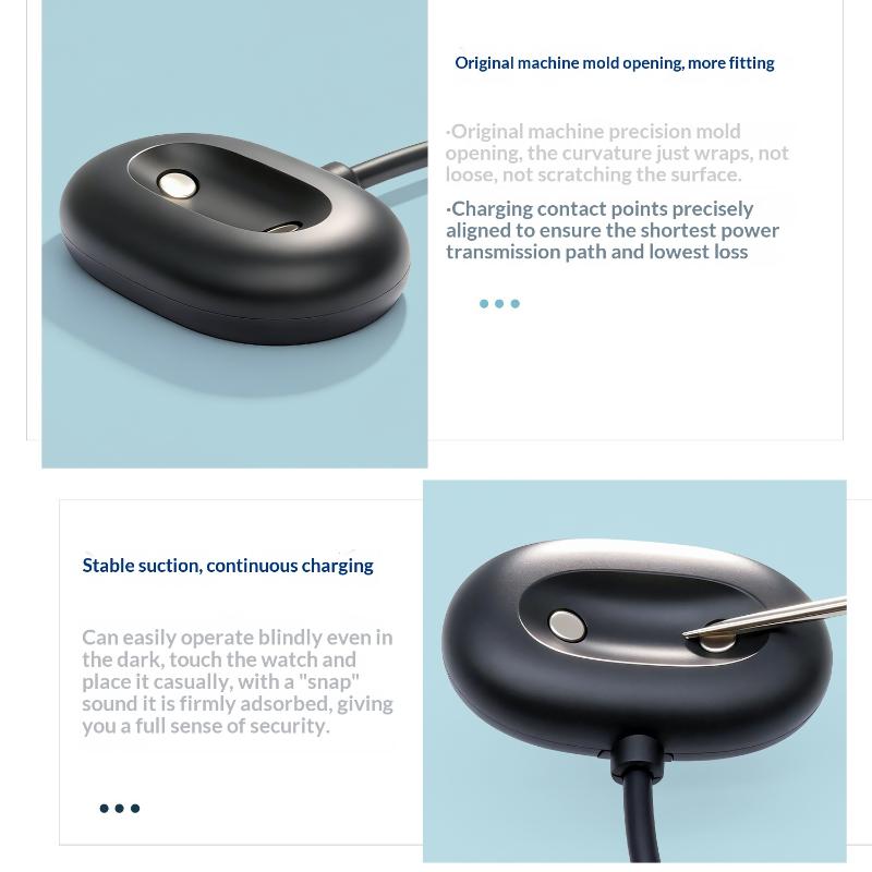 Für Pixel Watch 4 Abnehmbare Magnetische Ladestation Kabel Magnetisches Ladekabel Typ-C Uhr Ladegerät
