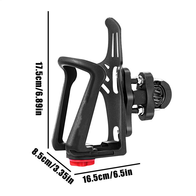 Motorcycle Drink Holder Motorcycle Atv Cup Holder Anti Theft Adjustable 360 Degree Rotation Mount Accessory For Stroller Scooter