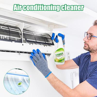 Curățător pentru serpentine pentru unitate AC 500ml Curățător spumant Polivalent Curățător multifuncțional Curățător pentru multiple suprafețe Spray Spray de curățare blândă